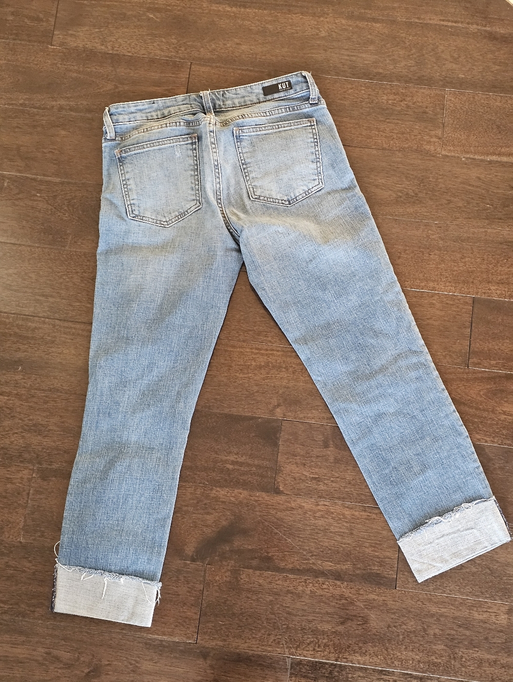 KUT Catherine Mid-Rise Boyfriend Jeans Size 4 - Picture 4 of 6